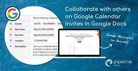 Google Calendar Invites you to Collaborate in Google Docs