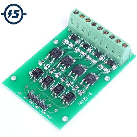 4 Channel FET Optocoupler Isolation Electronic Switch Module Pulse Switch DC Control 4Bit PLC ...