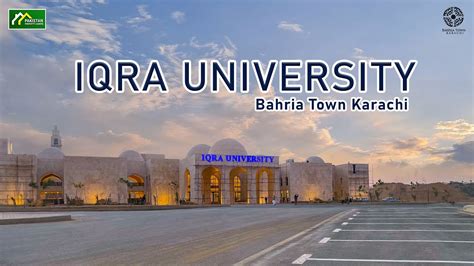 Admissions to Iqra University Bahria Town Karachi