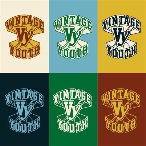 Vintage Youth Logo Bright Coal Graphic Design Fonts, Logo Design, Youth Logo, Applique Tee, Best ...