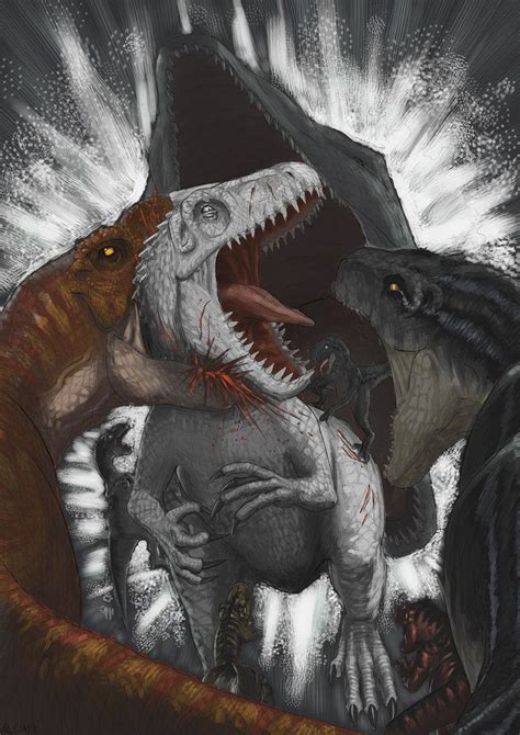 10 Last Minutes by Algiark.deviantart.com on @DeviantArt | Jurassic world hybrid, Jurassic world ...