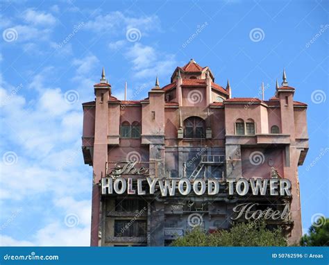 Hollywood Tower Hotel at Disney Hollywood Studios Editorial Photo ...