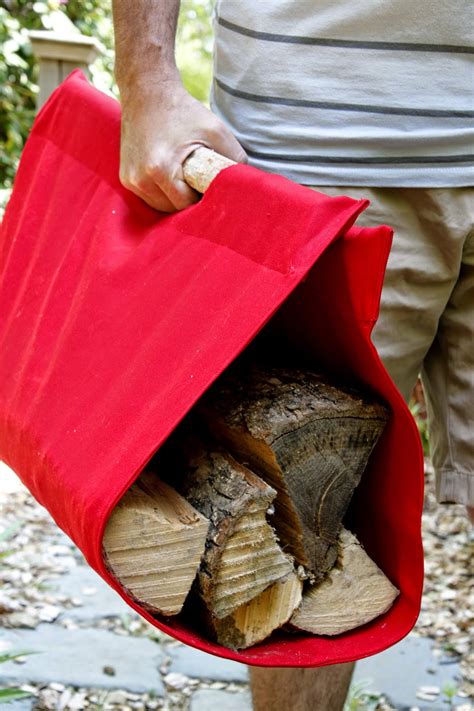 DIY Firewood Canvas Tote | Tilly's Nest