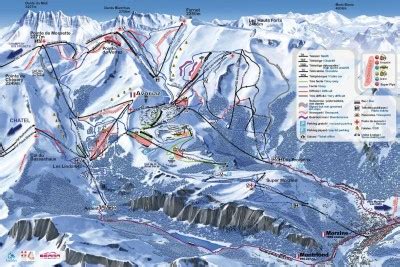 Absolutely Snow Skiing Holidays - Port du Soleil - Piste Map