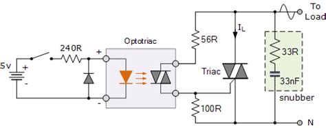 Triac Switching – Triac Switching Circuit with Optocoupler – Valuable ...