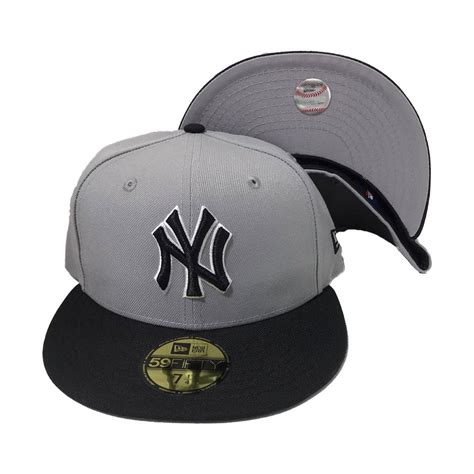 NEW YORK YANKEES GRAY BLACK NEW ERA 59FIFTY FITTED HAT – Sports World 165