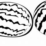 Two Watermelons Ready To Cut coloring Page  Mitraland sketch template