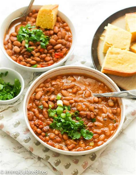 Southern Pinto Beans Recipe - Immaculate Bites