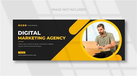 Free PSD | Digital marketing Facebook cover page template