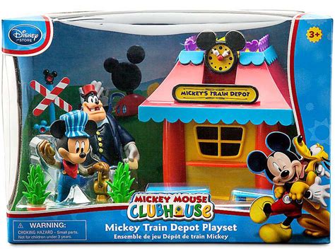 Disney Mickey Mouse Clubhouse Mickey Train Depot Exclusive Playset - ToyWiz