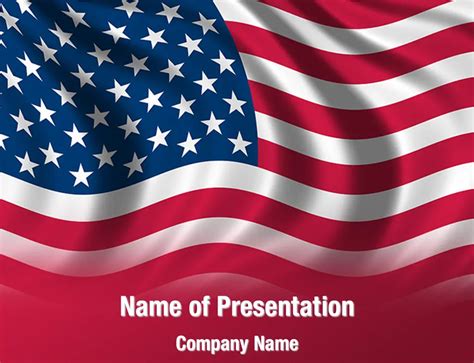 American Flag Powerpoint Template | Creative Design Templates