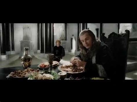 John Noble/Denethor eating tomato scene - Lord of the Rings - YouTube