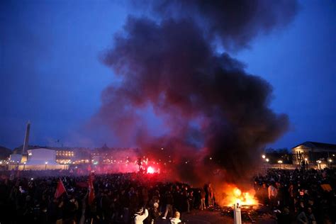 Protests erupt in France over Macron’s push to raise retirement age ...