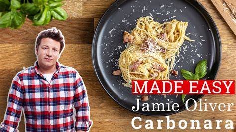 Jamie Oliver's Carbonara recipe [MADE EASY] - YouTube