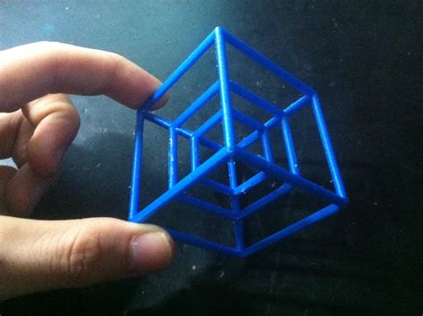 Tesseract Hypercube Cube 4 Dimensions 4D Cube 3D Printed Products Science Toys Fun toys-in Model ...