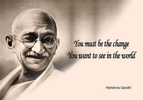 Reflections on Gandhi quote post