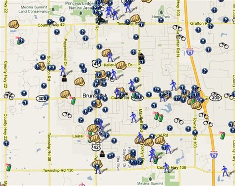 Brunswick, OH--Mapped! | SpotCrime - The Public's Crime Map