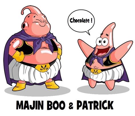 Majin Boo and Patrick by blackrebeu.deviantart.com on @DeviantArt ...