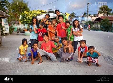 Happy Filipino Street Children