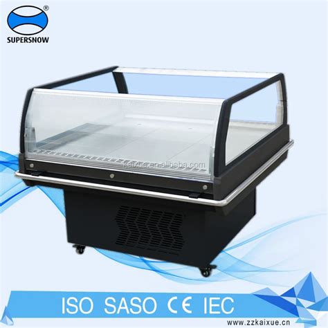 Top Open Meat Cooler Cabinet Showcase Meat Display Cooler - Buy Meat ...