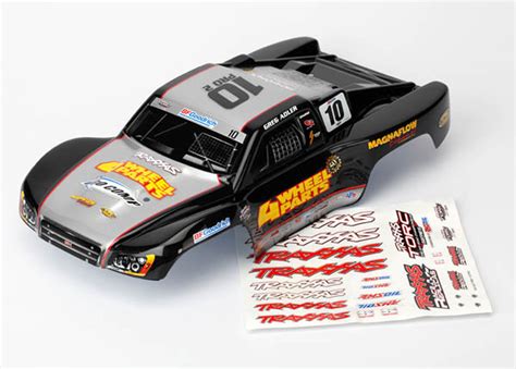 Traxxas 7086 - Slash 1/16 4x4 Body, Painted, Decals, Greg Adler ...