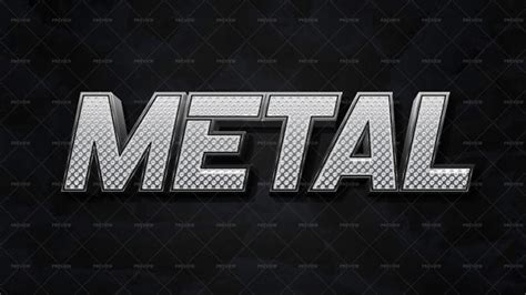 Metal Text Effect - Graphics | Motion Array