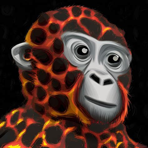 Non specific monkey with lava-design fur : r/GorillaTag