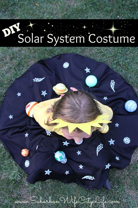 DIY Solar System Costume - Suburban Wife, City Life