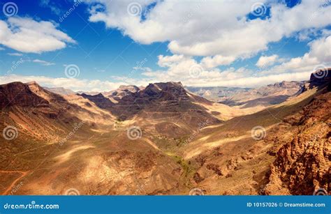 Dry mountains stock photo. Image of bright, aerial, fantastic - 10157026