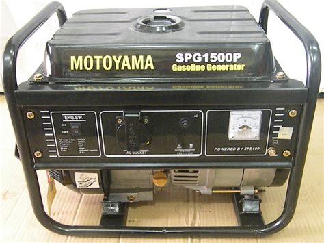 Genset Gasoline 1000 watt Motoyama SPG 1500 P