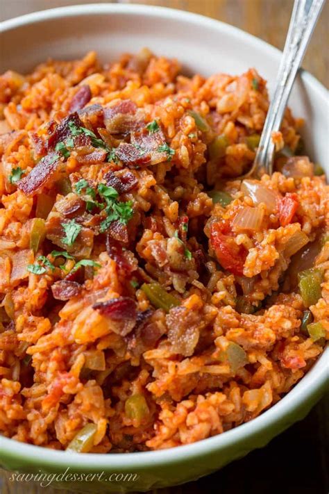 Easy Spanish Rice Recipe - Saving Room for Dessert