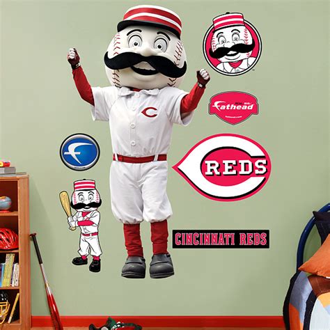 Cincinnati Reds Mascot - Mr. Redlegs Wall Decal | Shop Fathead® for ...