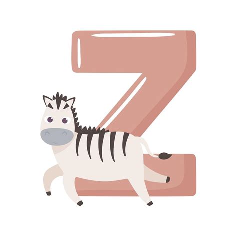 zebra animal alphabet 2453288 Vector Art at Vecteezy