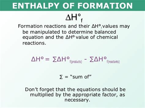 Tang 03 enthalpy of formation and combustion