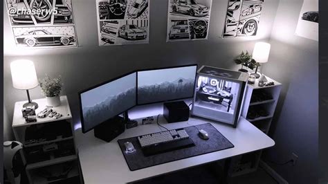 Green And White Gaming Setup : Gaming Setup | Homerisice