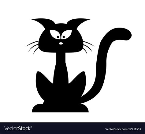 Halloween Cat Silhouette Vector Graphics Silhouette Vector Cat | Images ...