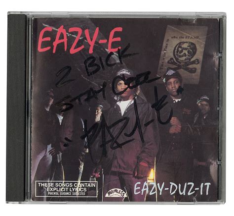 Lot Detail - Eazy-E Signed “Eazy-Duz-It” CD Cover (JSA)