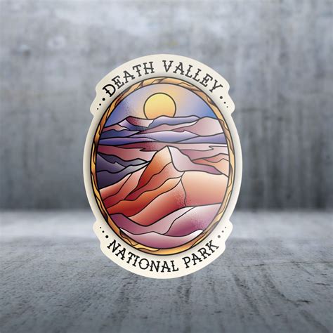 Sticker Pack | 16271 - Tattoo Style Oval - Death Valley