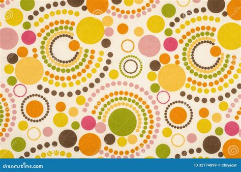 Colorful Polka Dot Fabric stock image. Image of vibrant - 32774899