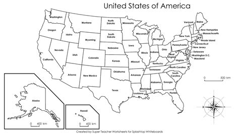 Us State Maps Outline