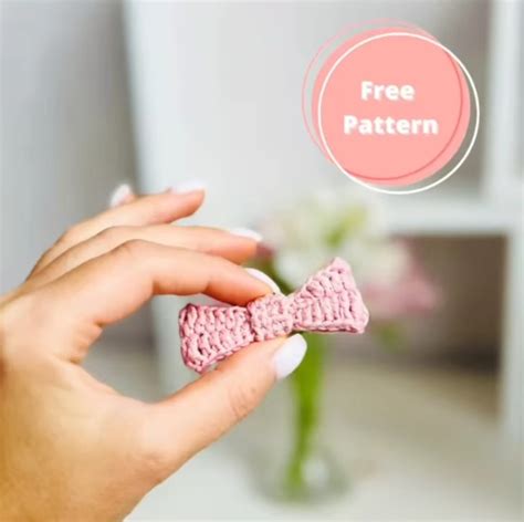 Cute bow tie crochet pattern - 1000+ Free Crochet Patterns