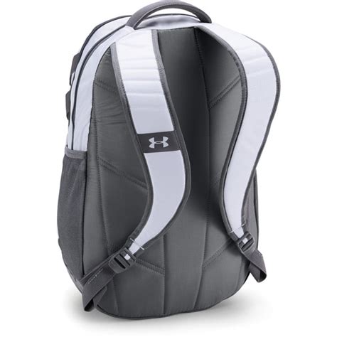 Under Armour White UA Team Hustle 3.0 Backpack