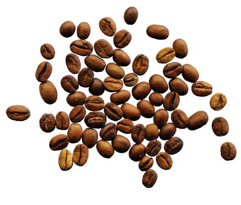 Coffee beans PNG transparent image download, size: 1522x1298px