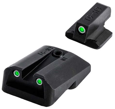 Truglo Tritium Pro Night Sights 1911 with Novak 270-500 Green Tritium w ...