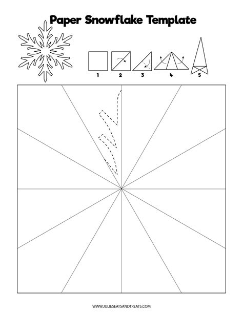 14 free printable paper snowflake templates – Artofit