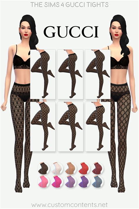 The Sims 4 Gucci Tights CC - The Sims 4 Custom Content