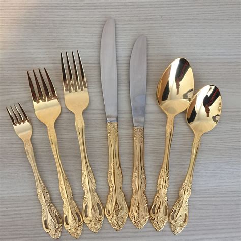 VINTAGE STYLE CUTLERY GOLD - The Pretty Prop Shop Auckland Wedding and Event Hire