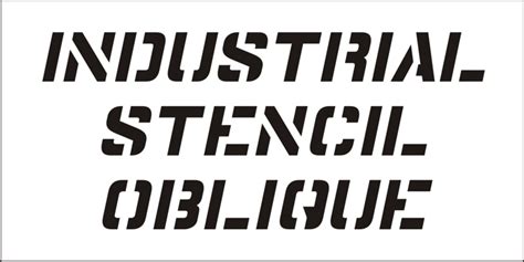 Industrial Stencil JNL | Webfont & Desktop font | MyFonts