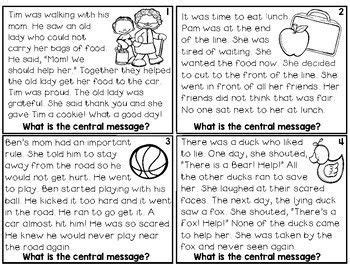 Central Message Passages & Task Cards by Mrs Cowmans Classroom | TpT ...