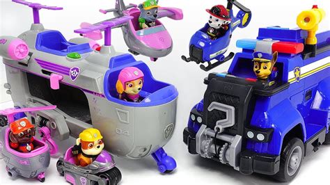 Paw Patrol Ultimate Rescue Skye Helicopter, Police Cruiser! Defeat PJ Masks villains! # ...